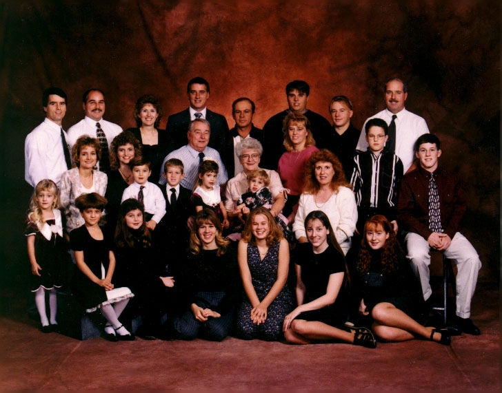 Bill and Phyllis Hart Family - 1996